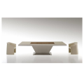 12 seats luxury style modern marble for dining table set with chair